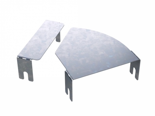 Крышка на горизонтальный изменяемый угол СРО 0-45град. 200, 1,5 мм | код SKVM200 | DKC