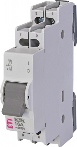 Выключатель SG 216 2p 16A (1-0) | код 760121104 | ETI Выключатель SG 216 2p 16A (1-0) | код 760121104 | ETI
