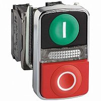 Кнопка двойная  Harmony 22 мм²  240В, IP66, Красный+ Зеленый |  код.  XB4BW73731M5 |  Schneider Electric