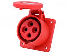 Розетка для скрытой проводки 3Р+РЕ 16А 380В IP44 РЩ-103 | код 26262DEK | DEKraft