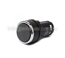 MB200DH Кнопка нажимная моноблочная чёрная 22 мм, IP 40, 1НЗ | код MB200DH | EMAS