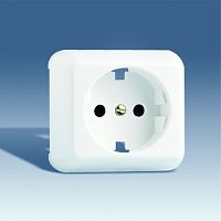 Накладка со шторками на 73432-39, S73, белый (1 шт.) SIMON | код 73044-30 | SIMON