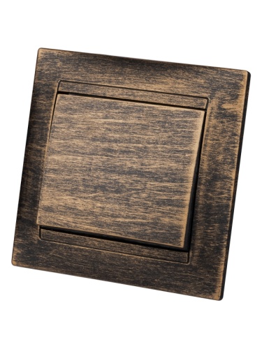 Перекрестный выключатель 1-кл. 10А старинная бронза Лама TDM | код SQ1815-0770 | TDM Перекрестный выключатель 1-кл. 10А старинная бронза Лама TDM | код SQ1815-0770 | TDM