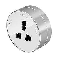 MultiTrack Розетка универс. круглая 13А/250В Белый | код MTK13002W | Systeme Electric