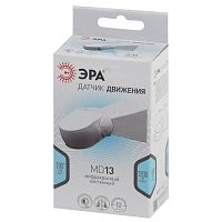 Датчик движения MD 013 1200Вт 180гр 12м (501000) бел. Эра Б0043790