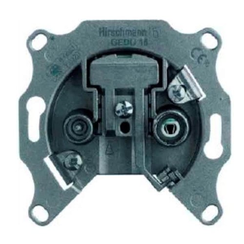 ECO Розетка TV-FM проходная с накладкой, белая | код S2900-10/1WW | JUNG