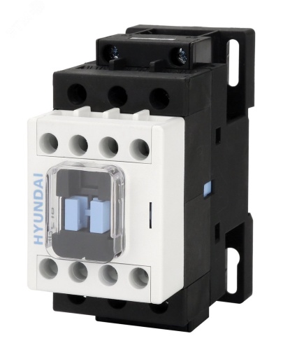 Магнитный контактор HGC18 11NS D024 18А 7.5 квт при АС3 (380-440В) напряжение катушки 24В DC 1НО+1НЗ | код 13.01.01.000539 | Hyundai