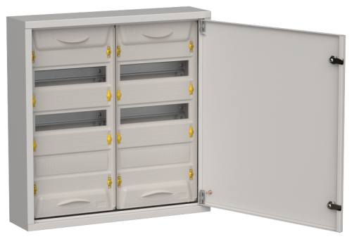 TITAN 5 Корпус мет. ЩРн-72 (2х36) 585х570х140 IP31 сер IEK | код TI5-50-N-2X036-31-7035 | IEK