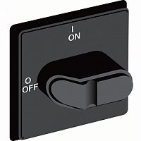 Ручка управления OHBS3PHE-RUH (черная) с символами на русском для рубильников дверного монтажа OT16. |  код. 1SCA108316R1001 |  ABB