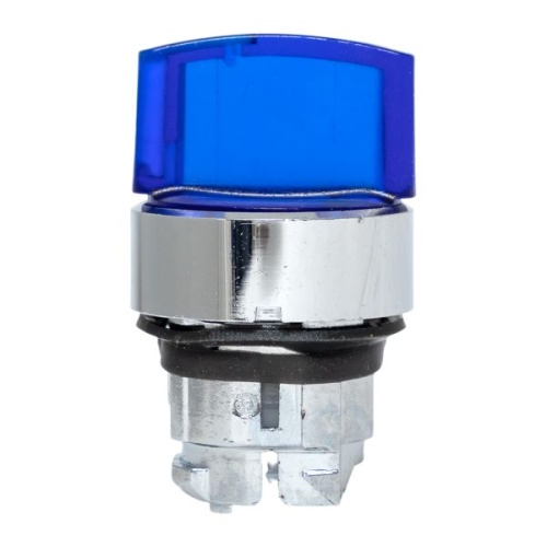 Исполнительный механизм переключателя ХB4 синий на 3 положения возвратный без фиксации, без подсветки с короткой ручкой PROxima | код XB4BD3L-B | EKF фото 4