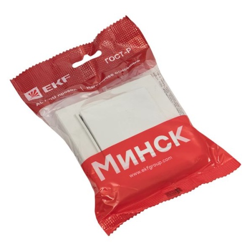 Минск Кнопка нажимная СП, 10А, белый | код ERV10-028-10 | EKF фото 3