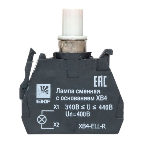 Лампа сменная c основанием XB4 красная 400В PROxima | код XB4-ELL-R | EKF фото 3