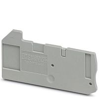 Концевая крышка D-PTU 4-MT, длина 71 мм, ширина 2,2 мм, высота 35,1 мм, cерый | код 3209534 | PHOENIX CONTACT