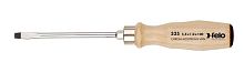 Отвертка с деревянной рукояткой ударная SL 4,5Х0,8 | код 33504590 | FELO