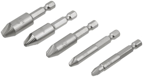 Экстракторы для болтов и шпилек усиленные HSS сталь профи 5шт FIT 36437