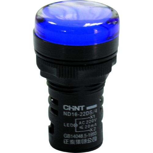 Индикатор ND16-22DS/4 синий АС110В (CHINT) | код 592712 | CHINT