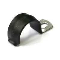 Скоба металлическая однолапковая с полимерным покрытием СМО-П d19-20 мм (100шт/600шт уп/кор) Промрукав | код PR08.6008 | ПРОМРУКАВ