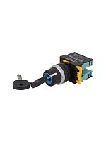 Переключатель ВК22-EG33 2НО на 3 положения замок с ключом I-O-II d22мм IP65 Электротехник ET521030