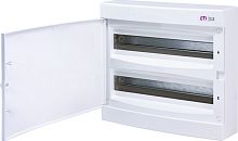 Щит наружн. распределительный ECT 2x18PO (36мод.белая дверь), пластик | код 001101082 | ETI