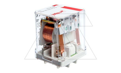 Реле RUC-M-1052-26-W110, 2NO, 4.5A(220VDC), 110VDC, контактный зазор ?3mm, для FASTON 187 и цоколя | код 859310 | Relpol