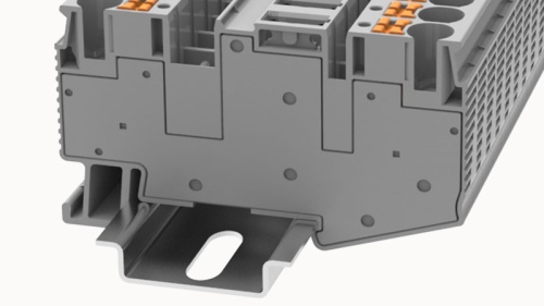 DS6-TG-01P-11-00Z(H), Клемма PUSH-IN, 6 мм.кв., под размыкатель, серый, шт | код 11040000204 | DEGSON