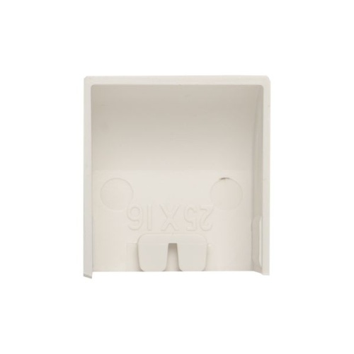 Заглушка (25х16) (4 шт) белая-Plast | код ecw-25-16x4 | EKF фото 5