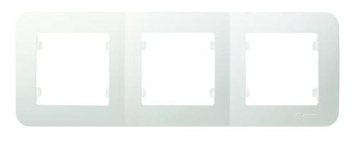 Рамка 3-м Lillium N бел. MAKEL 55013