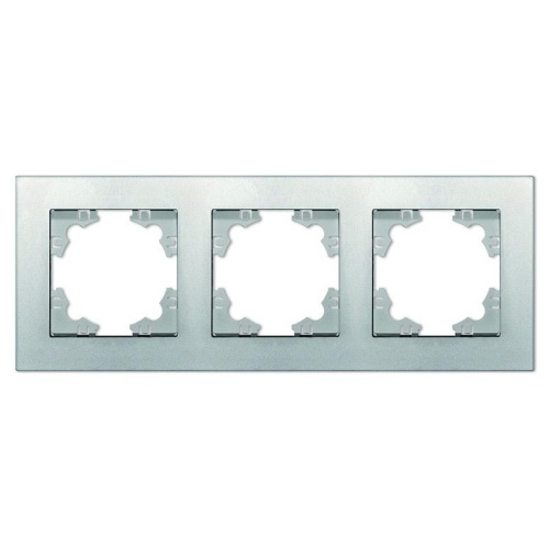 Рамка 3-м Афина универс. серебр. | код A0045-S | Universal Рамка 3-м Афина универс. серебр. | код A0045-S | Universal