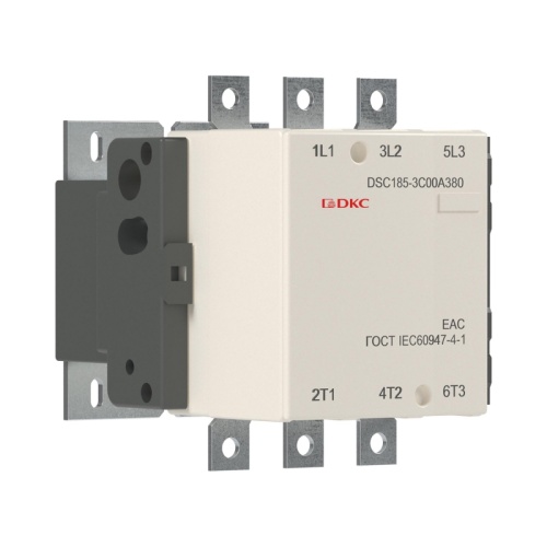 Магнитный контактор DSC185-3C00A380 185А 90кВт (AC3) кат 380В AC | код DSC185-3C00A380 | DKC