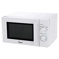 Микроволновая печь MIDEA MM720CY6-W объем 20 л, мощность 700 Вт, механическое управление, белая | код 454272 | MIDEA
