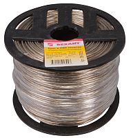 Трос стальной в ПВХ оплетке d=2,5 мм, прозрачный (бухта 200 м) REXANT | код 09-5325 | REXANT