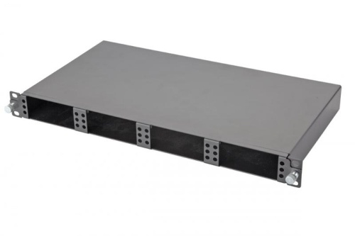 Панель оптическая MTP выдвижная 19 дюймов 1U на 4 кассеты 1 | код 47M-20-00-01BL | Eurolan