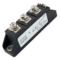 Тиристорный модуль силовой полупроводниковый RUICHI МТТ63-12, 63 А, корпус С-12 | код 57807 | Ruichi