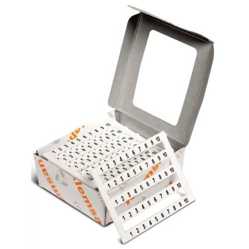 PLGE Маркировка клеммных групп на DIN-рейку, (серый) | код PLGE | ONKA