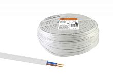Шнур ШВВП 2х0.75 ГОСТ на катушке (600м) белый | код SQ0120-0079 | РЭМЗ ТМ