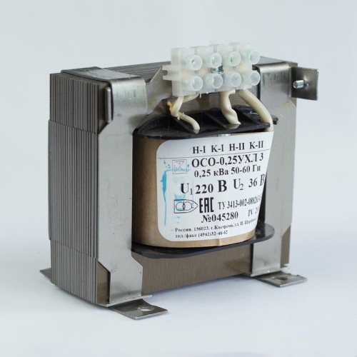 Трансформатор напряжения понижающий ОСО-0.4-09 УХЛ 3 380/220 | код ОС0000026160 | ФКУ ИК-1 (Кострома) фото 3