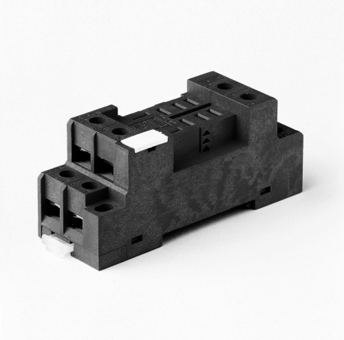 Розетка с винтовыми клеммами (под шайбу) для реле 56.32, в комплекте металлическая клипса 094.71, версия: черный цвет (заказ минимум/кратно 1000шт) | код 96720SMA | FINDER Розетка с винтовыми клеммами (под шайбу) для реле 56.32, в комплекте металлическая клипса 094.71, версия: черный цвет (заказ минимум/кратно 1000шт) | код 96720SMA | FINDER