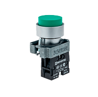 Кнопка выступающая, зеленая, 1NO, мет. MTB2-BLZ113 | код 58155 | MEYERTEC