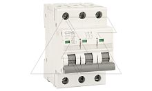 Авт. выключатель GYM8-3P-32C, 3P, 32A, хар-ка C, 4,5kA, 3M, без подкл. AU8, AL8. | код GYM83P32C_0 | GEYA