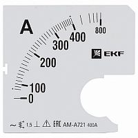 Шкала сменная для A721 400/5А-1,5 |  код. s-a721-400 |  EKF