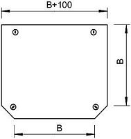 Крышка T-образной секции 300мм | код 7128266 | OBO Bettermann