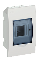 Бокс ЩРВ-П-4 модуля встр.пластик IP41 IEK | код MKP12-V-04-40-20-U | IEK