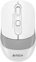 Мышь A4Tech Fstyler FG10CS Air белый/серый оптическая (2000dpi) silent беспроводная USB для ноутбука (4but) | код 1968100 | A4TECH