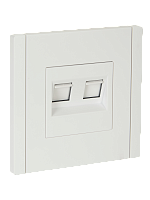 FORTE&PIANO Роз. комп. 2-ая RJ45 кат.5E FP233 бел. IEK | код FP-K20-1-K01 | IEK