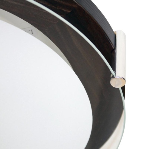 Светильник Полесье 300 НПБ 09-2х40-002 М95 белый корпус венге держатель хром ИУ | код 1005205892 | Элетех фото 4 Светильник Полесье 300 НПБ 09-2х40-002 М95 белый корпус венге держатель хром ИУ | код 1005205892 | Элетех фото 4