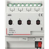 KNX. Релейный активатор 4-канальный 16А. DIN 4 модуля. | код 002680 | Legrand