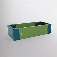 Боковые панели цоколя для щита EC 350x100мм со встроенными уголками, 2шт с монт. компл., RAL5020 | код ECZP035010 | ETA