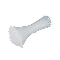 Кабельные стяжки (хомуты) PCT 4,8x250-100 белые PA6.6 (100 шт/уп) | код 5054004 | JazzWay