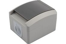 Розетка1-мОПINDUSTRIALсзаземл.IP54сер. | код KR-78-0611 | Kranz