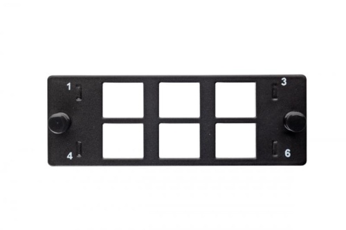 Планка Q-SLOT 6хKeystone UTP Eurolan 27M-00-01-06BL